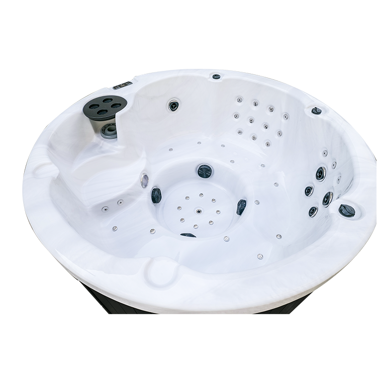 5 person round massage garden hot tub spa