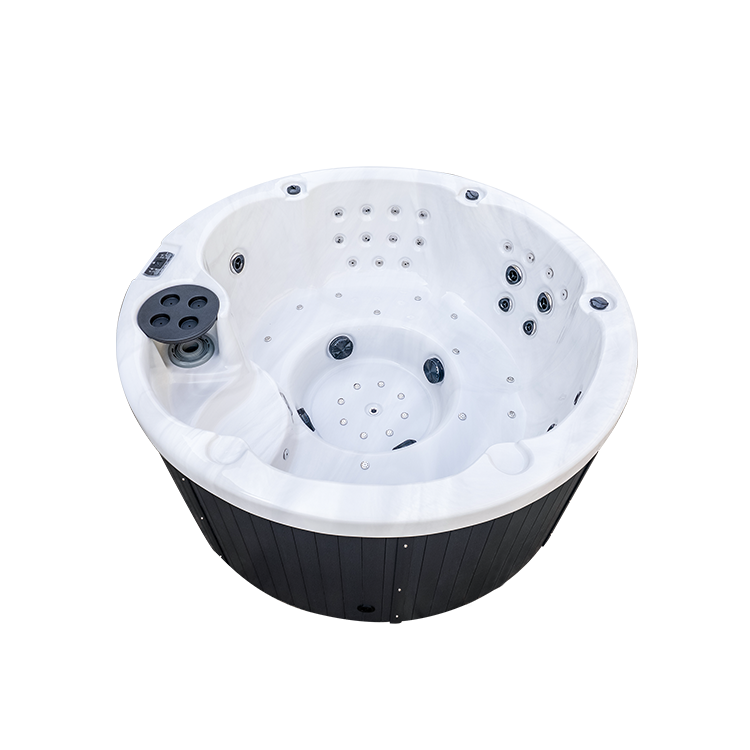 5 person round massage garden hot tub spa