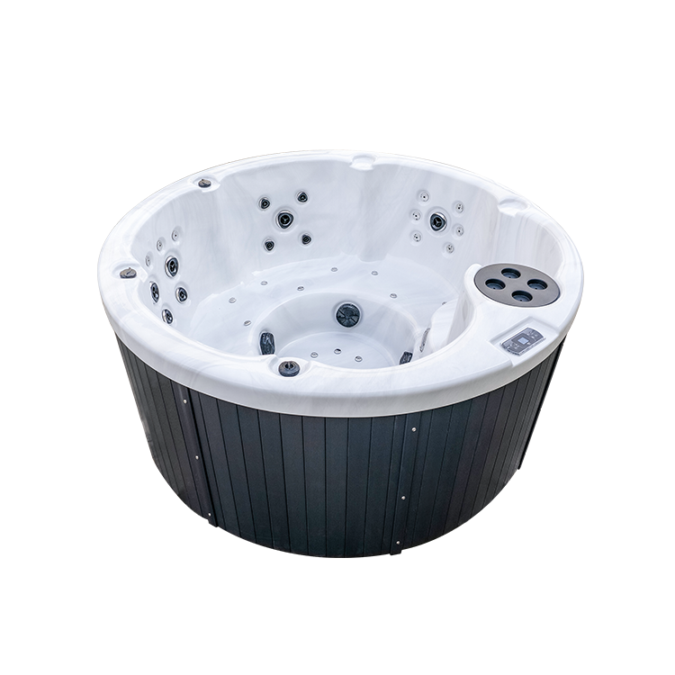 5 person round massage garden hot tub spa