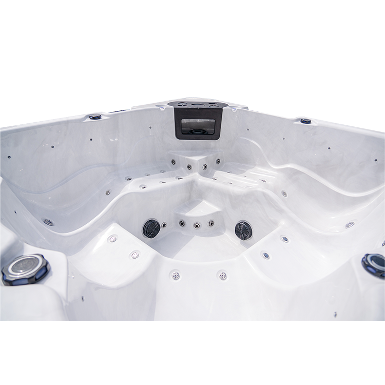 5 Person hot tubs massage tub spa with 2 loungers