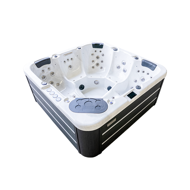 5 Person hot tubs massage tub spa with 2 loungers