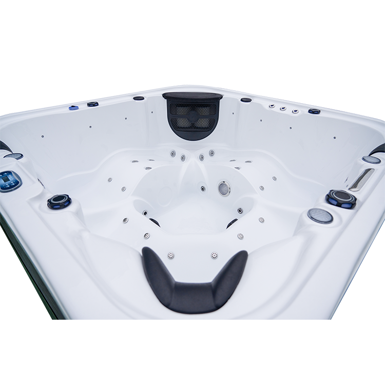Ozone hydrotherapy rectangular outdoor spa hot tub pool