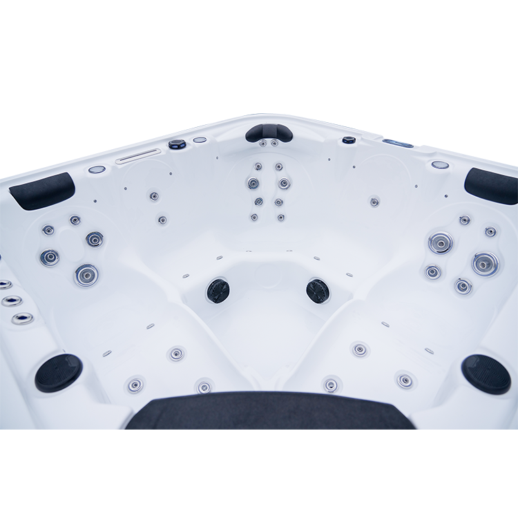 Ozone hydrotherapy rectangular outdoor spa hot tub pool