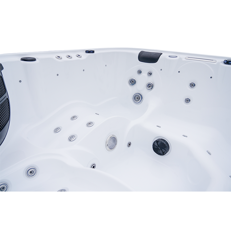 Ozone hydrotherapy rectangular outdoor spa hot tub pool