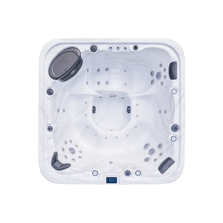 Outdoor Hot Tub 6 Person Square Whirlpool Hot Tub Spa