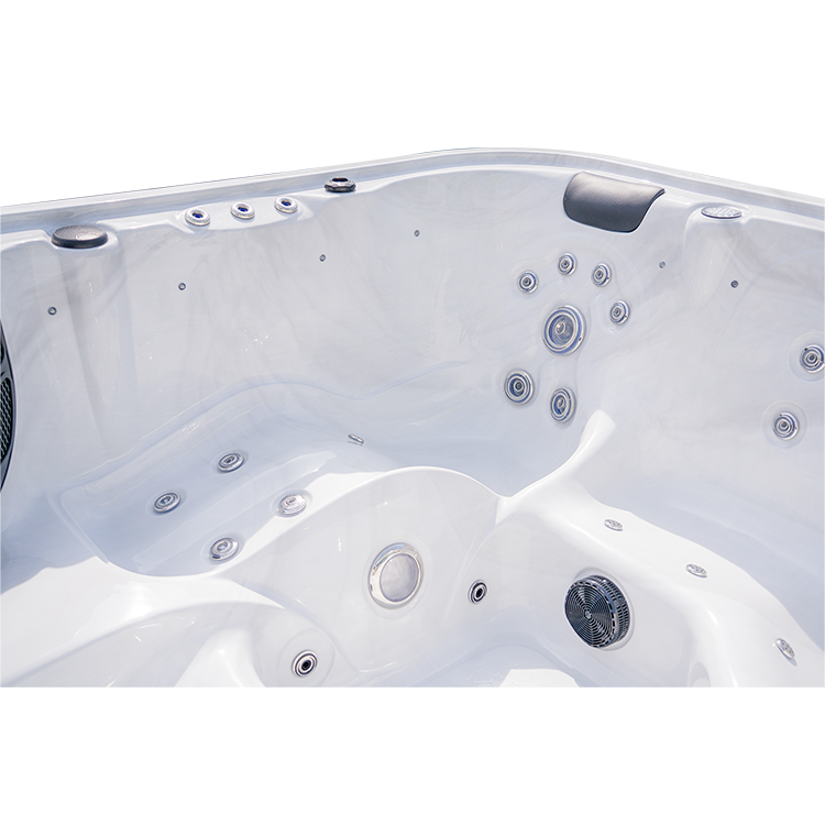 Outdoor Hot Tub 6 Person Square Whirlpool Hot Tub Spa