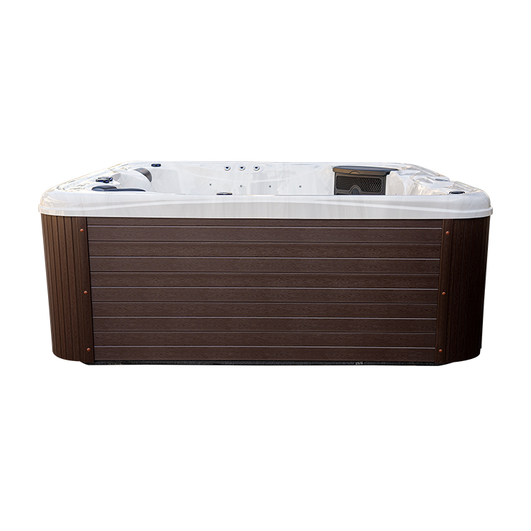 Square Plug and Play 5 Person Outdoor Hot Tub
