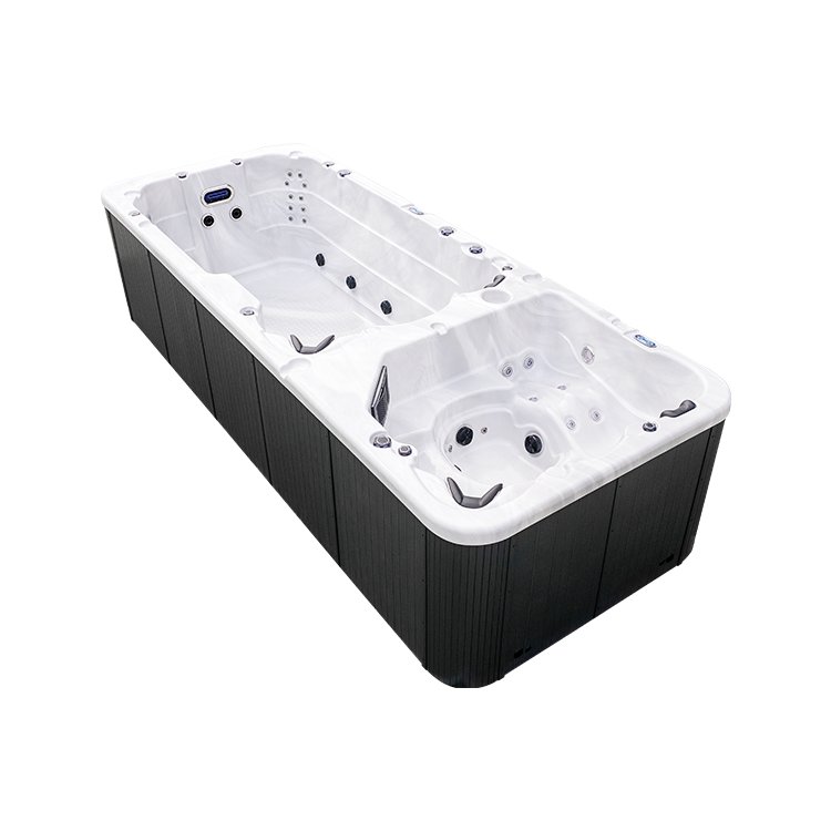 Large hot tub swimming pool and hot tub combo