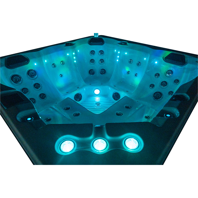 110 volt hot tub acrylic whirlpool bath with lights