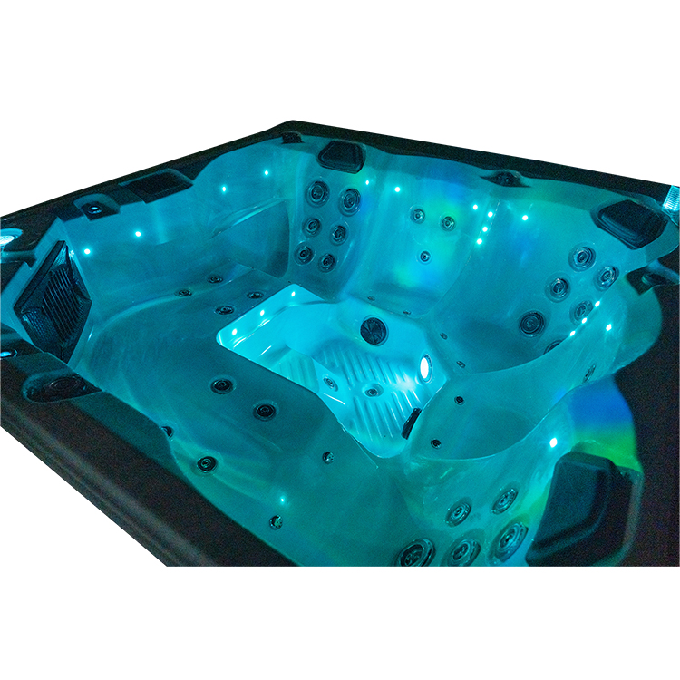 110 volt hot tub acrylic whirlpool bath with lights