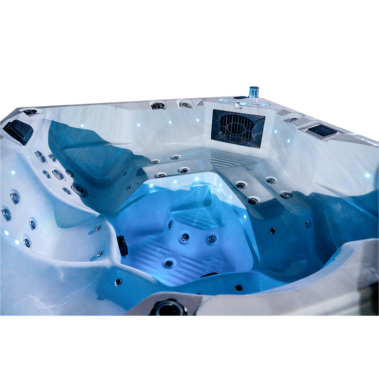 110 volt hot tub acrylic whirlpool bath with lights