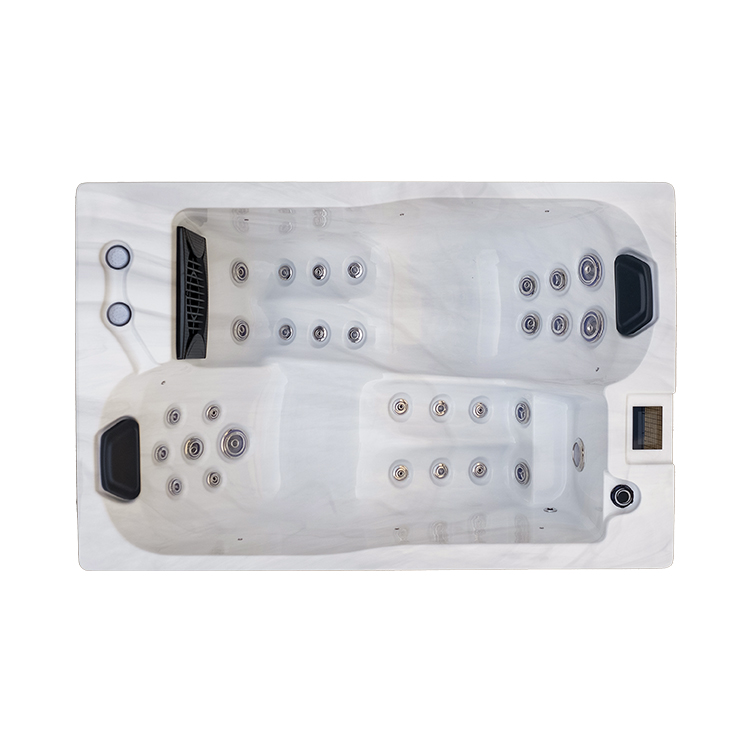 Bain à remous double pour 2 personnes en acrylique