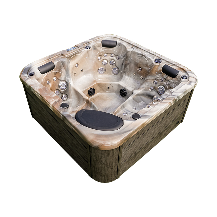 2 Lounger and 3 Seats Outdoor Massage Bathtub