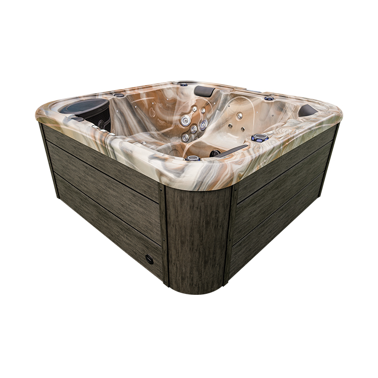 2 Lounger and 3 Seats Outdoor Massage Bathtub