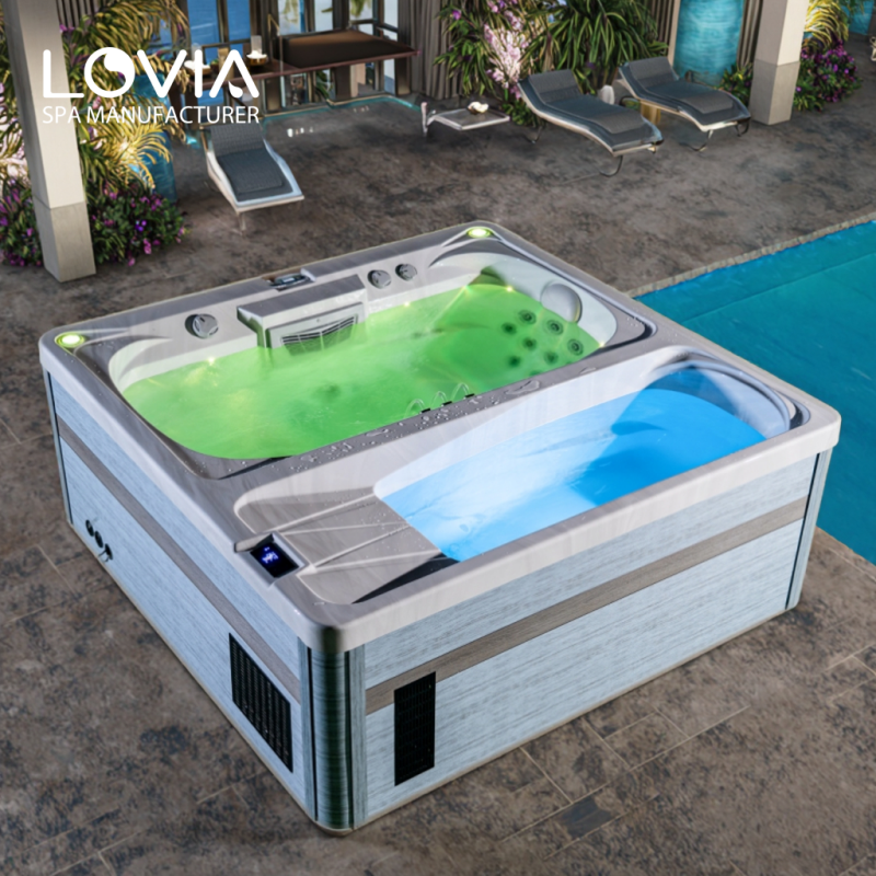 outdoor spa hot tub