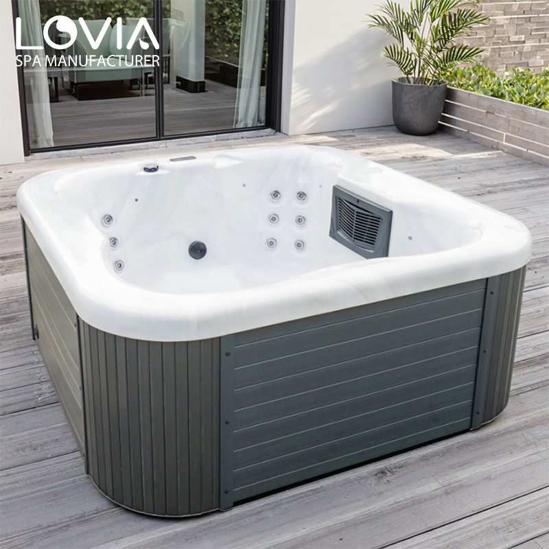 two-person outdoor hot tub
