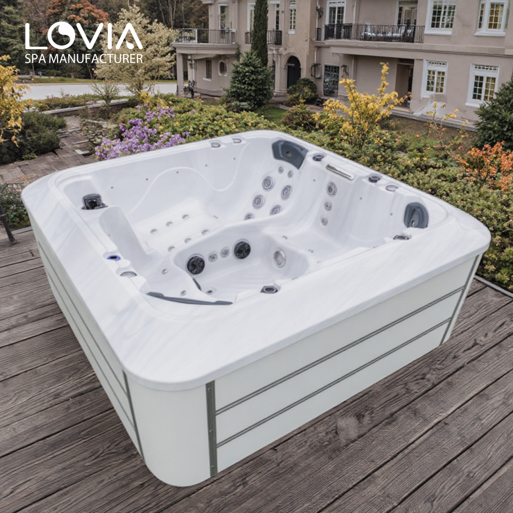 outdoor whirlpool hot tub