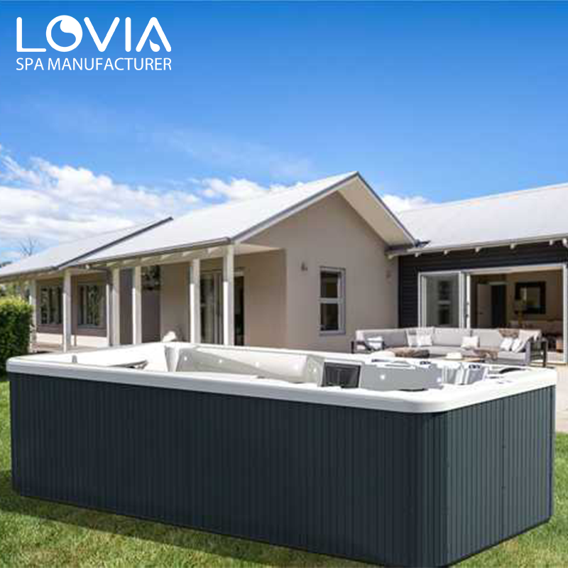 outdoor swim spa