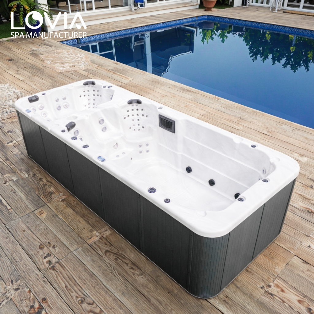 outdoor swim spa