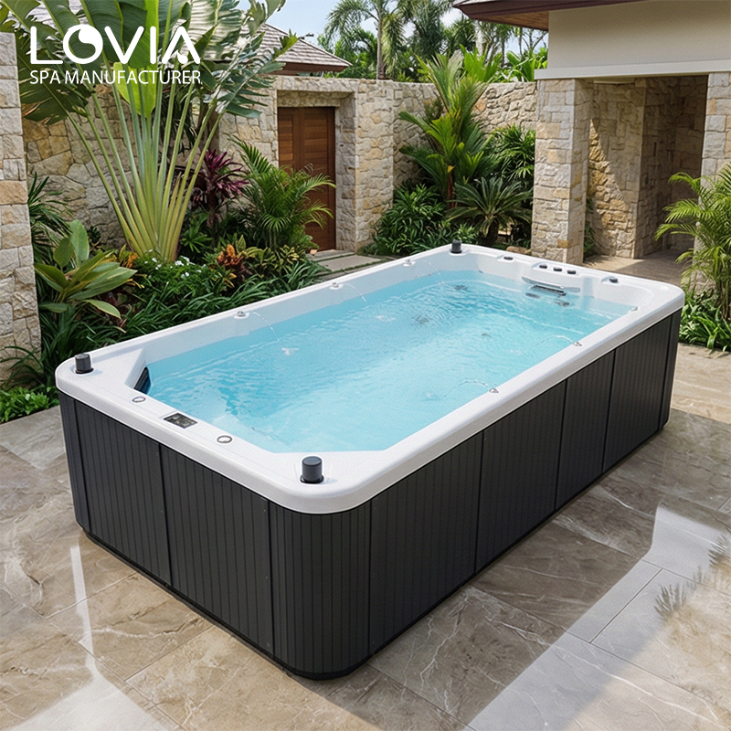 outdoor swim spa