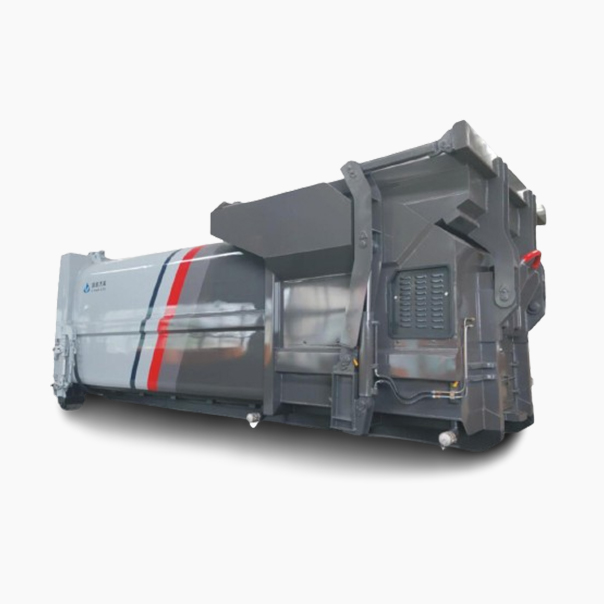 Combined garbage compression tank/Mobile combined garbage compression tank
