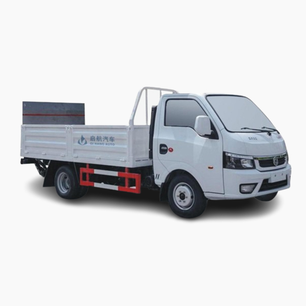 Bucket garbage transport vehicle