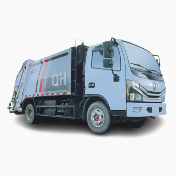 Compression garbage trucks