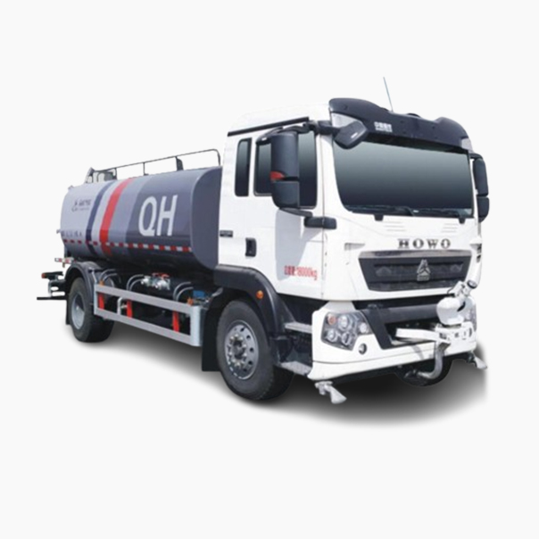 Landscaping spray truck