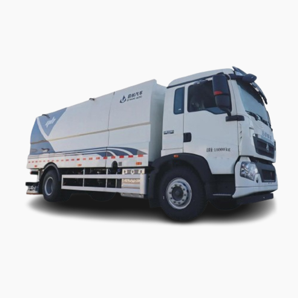 Road pollution deep removal vehicle