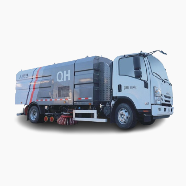 Pure electric cleaning and sweeping vehicle