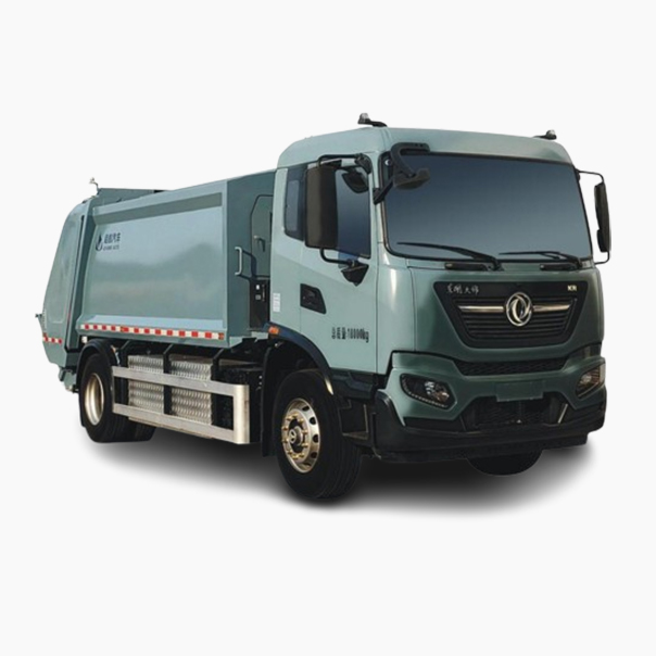 Compressed domestic garbage truck
