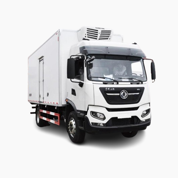 Small refrigerated truck