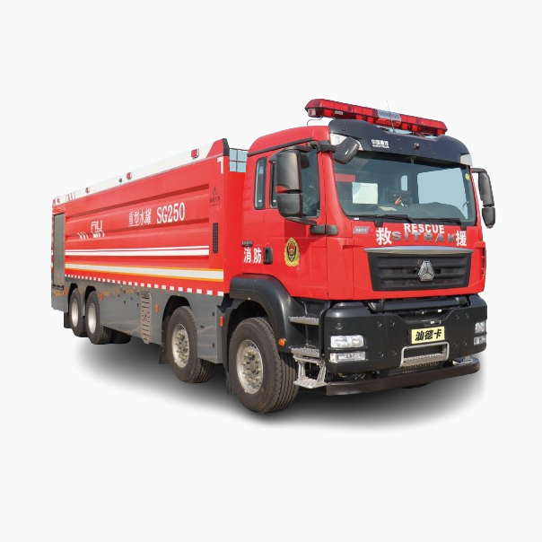 Small water tank fire truck