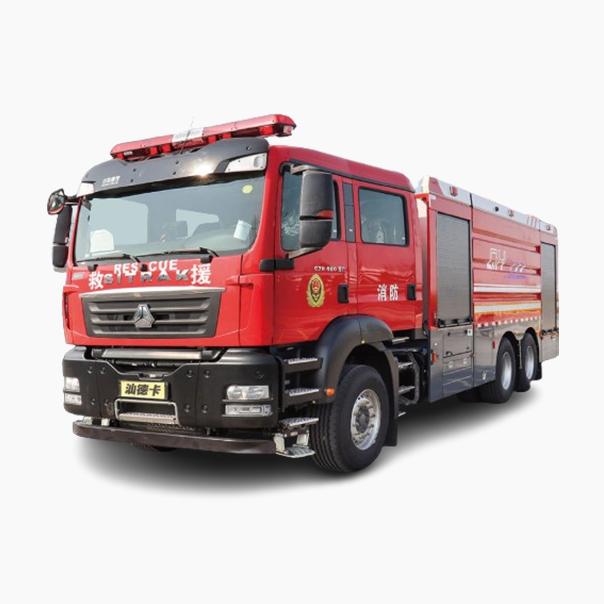 Fire truck foam water tank