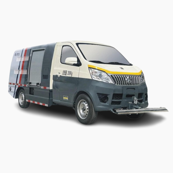 Pure electric road maintenance vehicle