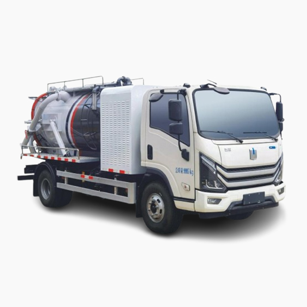 Pure electric suction truck