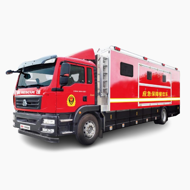 Emergency support catering vehicle