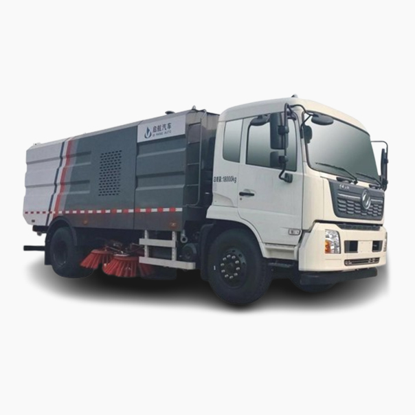 Road pollution removal vehicle