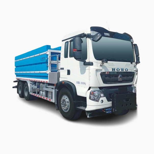 Multi functional snow removal vehicle