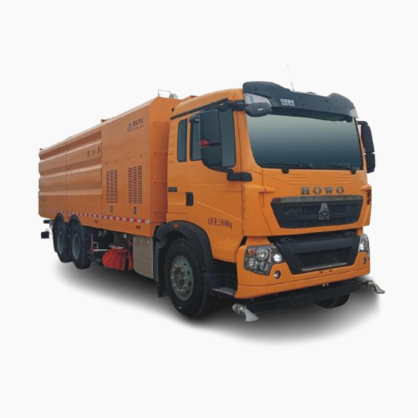 Highway cleaning truck
