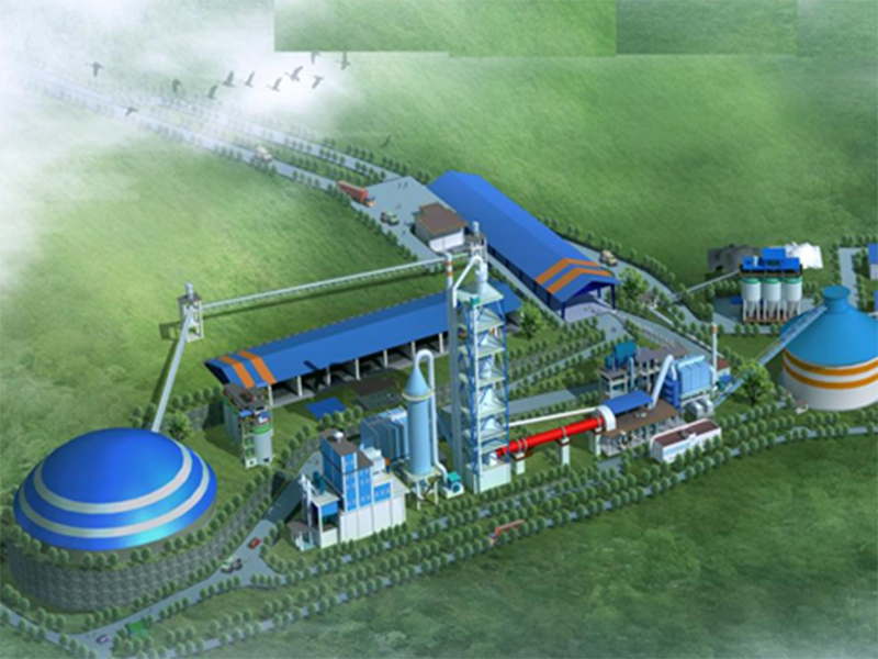 خط إنتاج أسمنت الكلنكر بطاقة 3500 طن يوميا في كازاخستان