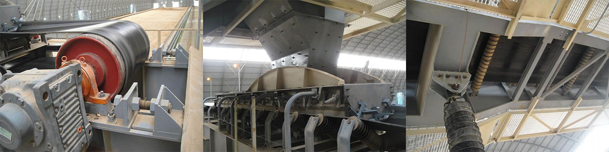 Circular yard stacker reclaimer