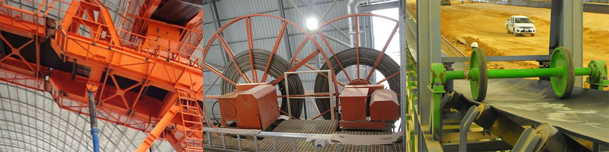 side type boom stacking machine
