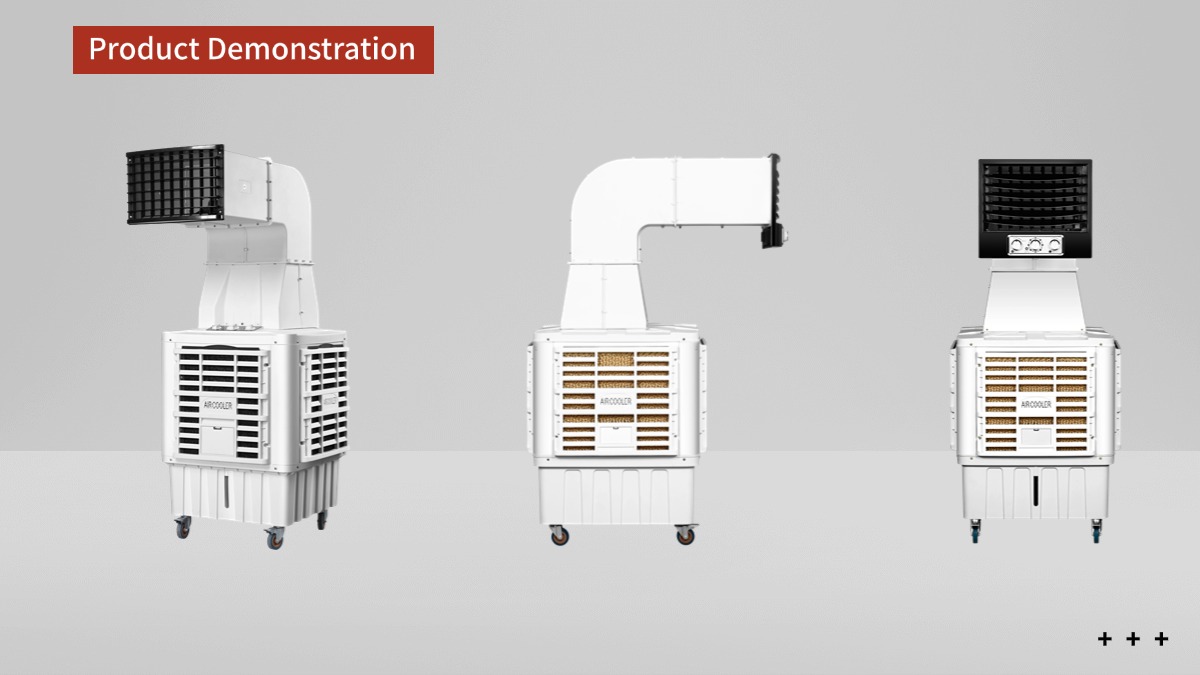 Suitable for ventilation and cooling in large areas
