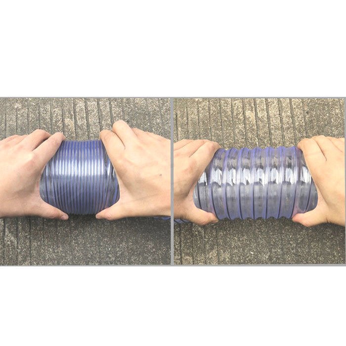 PVC Industrial Air Duct Thickened Dust Removal Pipe Steel Wire Hose