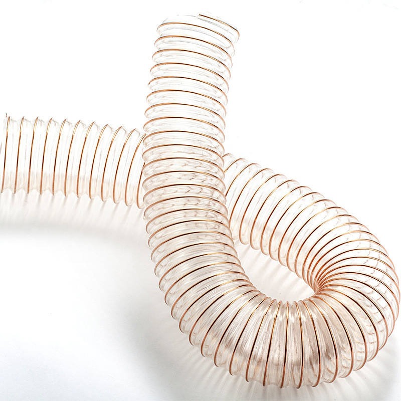 PVC Industrial Air Duct Thickened Dust Removal Pipe Steel Wire Hose