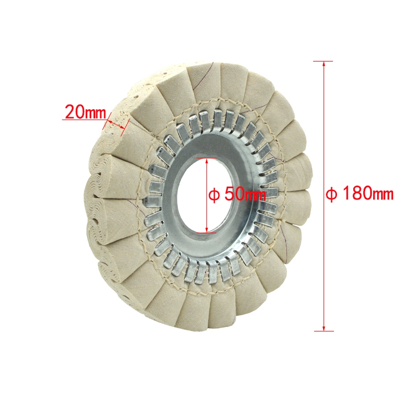 CNC Edge Banding Machine Buffing Wheel 180*50*20 Polishing Cotton Cloth
