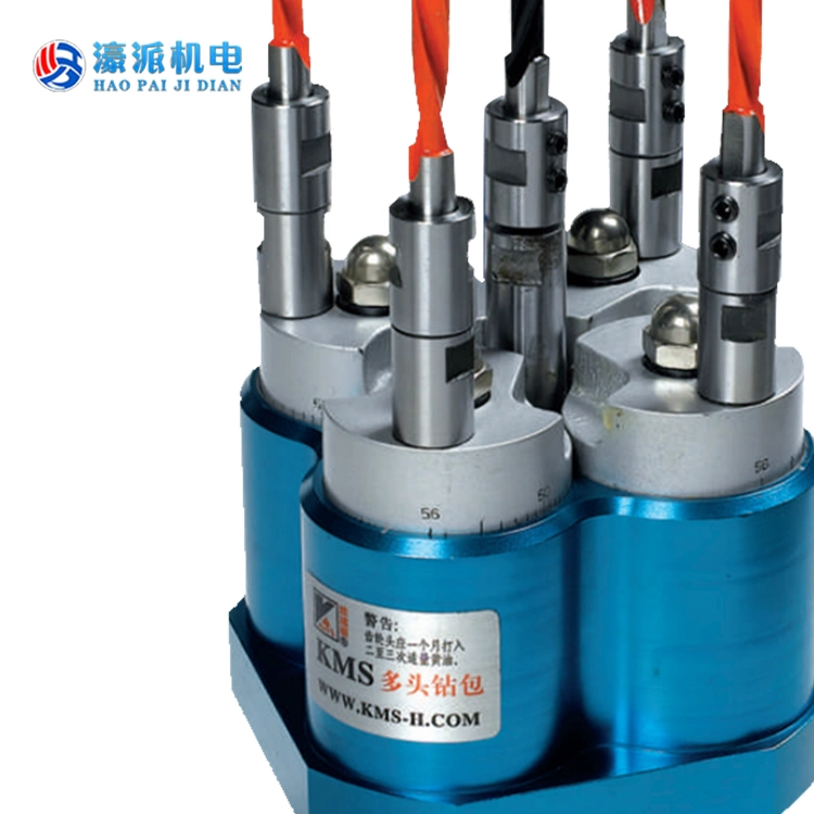 5-Spindles Adjustable Drill Head Drilling Row for CNC Machinery