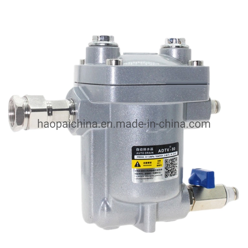 Condensate Pneumatic Auto Drain Valve Pneumatic Air Tank Drainer