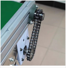 Wrapping machine Chains and sprockets